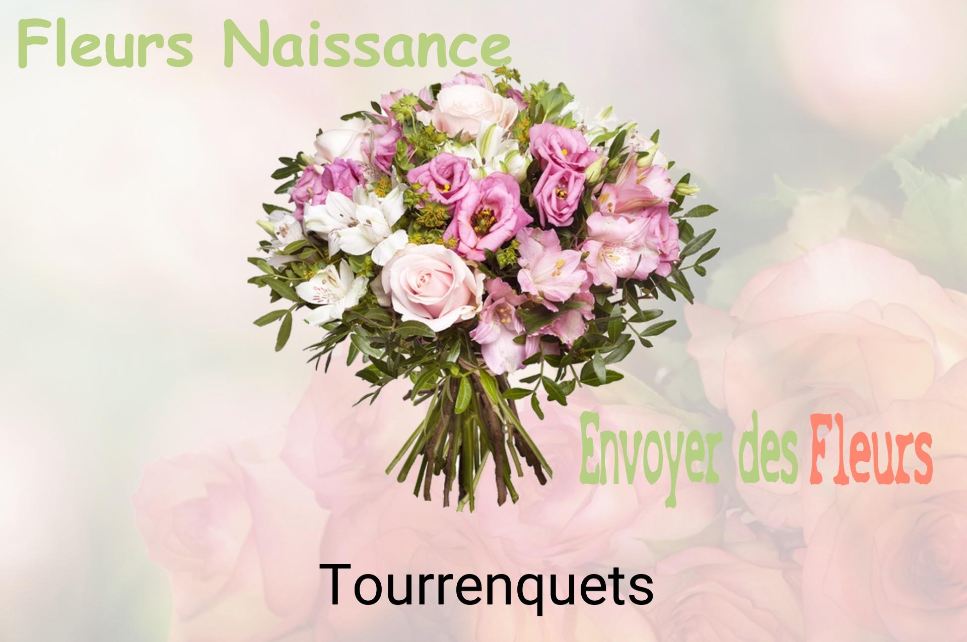 Bouquet de fleurs de naissance livré à Tourrenquets